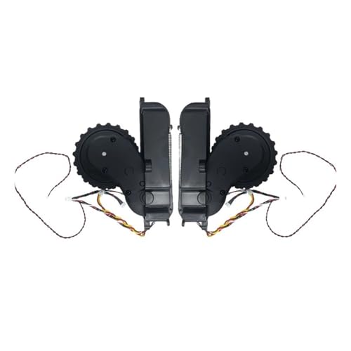 Linke und rechte Räder, kompatibel mit Xiaomi STYTJ02YM, MVXVC01-JG, Staubsaugerzubehör Ersatzteile(One pair of black) von Fooduuhyo