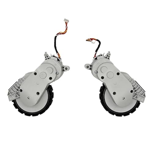 Motor treibt linke und rechte Räder an, Kompatibel mit Xiaomi E10, B112, E12, E10C, Roboterstaubsaugerzubehör Ersatzteile(L+R) von Fooduuhyo