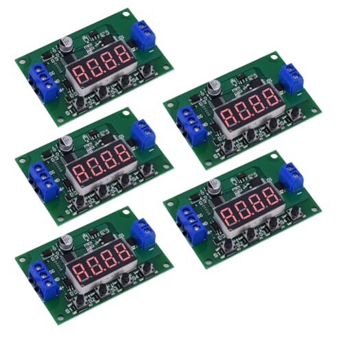 Foollusiie DC 12V LED Digital Cycle Time Relay Trigger Delay Switch Countdown Timming Board 5PCS Foollusiie DC 12V LED Digital Cycle Time Relay Trigger Delay Switch Countdown Timming Board 5PCS von Foollusiie