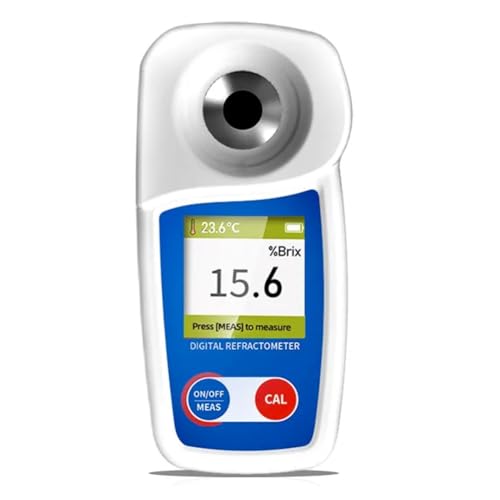 Foollusiie Digitales Refraktometer Von Zuckergehalt Tester 0-35% Zuckergehalt Test Zuckerer Getr?nkegetr?nk Fruchtsaft von Foollusiie