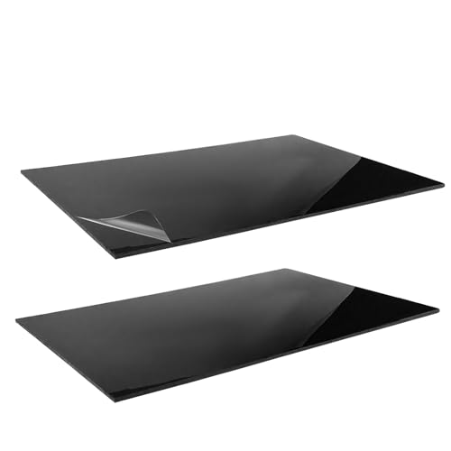 Foonary 2 Stück 30 x 20 cm Schwarz Kunststoffplatte 3mm, ABS-Material Antistatische Polyethylenplatte, PVC Platte Acrylplatte, Kunststoffplatten für Modellbau, Heimdekoration und Kunsthandwerk Foonary 2 Stück 30 x 20 cm Schwarz Kunststoffplatte 3mm, ABS-Material Antistatische Polyethylenplatte, PVC Platte Acrylplatte, Kunststoffplatten für Modellbau, Heimdekoration und Kunsthandwerk von Foonary