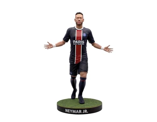 SoccerStarz Football's Finest – Offiziell lizenzierte Paris Saint-Germain Fußballklub Neymar Jr, 60 cm, sehr detailliertes Harz, luxuriöse Fußball-Statue zum Sammeln von SoccerStarz