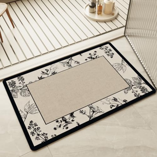 Fooyho Super SaugfäHige Bodenmatte 90x150cm Schnelltrocknende Badezimmerteppich, Badematten Badteppiche rutschfest Waschbar, Stone Bath Mat Badezimmermatte Badezimmer Teppich Bad Badeteppich Simple Fooyho Super SaugfäHige Bodenmatte 90x150cm Schnelltrocknende Badezimmerteppich, Badematten Badteppiche rutschfest Waschbar, Stone Bath Mat Badezimmermatte Badezimmer Teppich Bad Badeteppich Simple von Fooyho