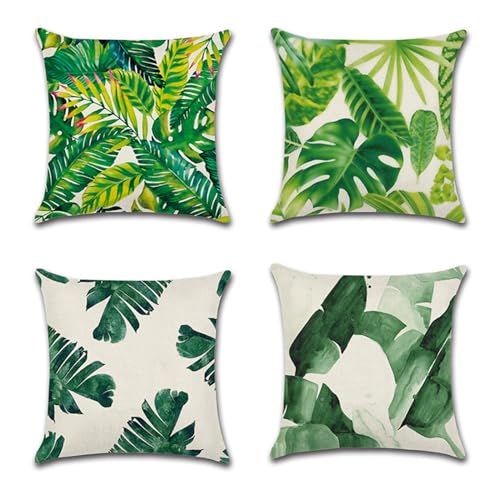 Fooyho Wasserfest Kissenbezug 4 StüCk 35x35cm Kopfkissenbezug Wasserdicht Baumwolle Leinen Sofakissen Zierkissen Green KissenbezüGe Quadratische KissenhüLle Outdoor Kissen ZierkissenbezüGe Polster Fooyho Wasserfest Kissenbezug 4 StüCk 35x35cm Kopfkissenbezug Wasserdicht Baumwolle Leinen Sofakissen Zierkissen Green KissenbezüGe Quadratische KissenhüLle Outdoor Kissen ZierkissenbezüGe Polster von Fooyho