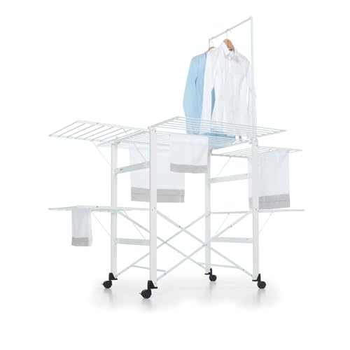 Foppapedretti Supergulliver Wäscheständer, 174 x 122 x 189 cm, Alluminium 189x122x174 cm Bianco von Foppapedretti