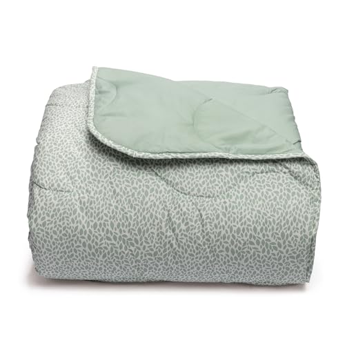 Foppapedretti Nacht&Natur Steppdecke für Doppelbett 2P; Blütenblätter Salvia, Bezug 100% Baumwolle, Made in Italy von Foppapedretti