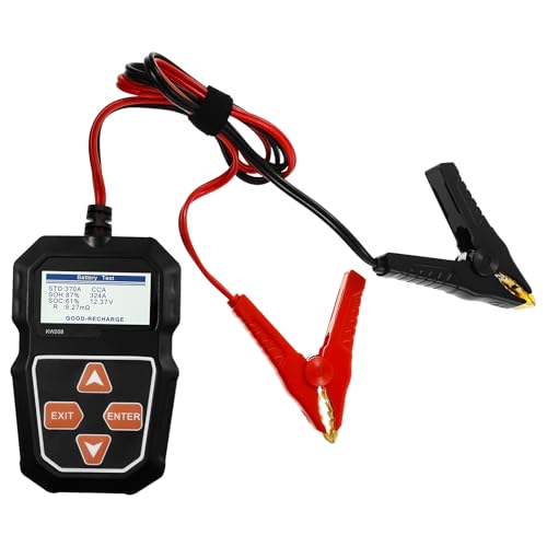 Foppla Auto Batterie Tester 12V KFZ Batterietester, 100-2000 CCA Batterieladungsanalysator für Batterietests, Anlasstests & Ladetests durch, Batterie Lasttester für Auto LKW SUV Boots(Stil 1) von Foppla
