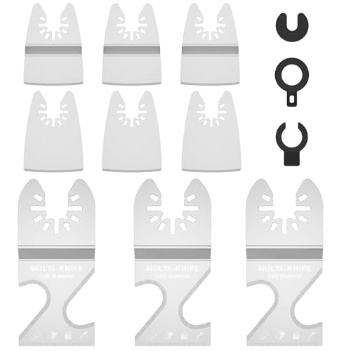 Foppla Oszillierendes Sägeblatt, Edelstahl, oszillierendes Multitool-Klinge, oszillierendes Werkzeug, flexibel, starre Schaberklinge, professionelles oszillierendes Multifunktionswerkzeug Foppla Oszillierendes Sägeblatt, Edelstahl, oszillierendes Multitool-Klinge, oszillierendes Werkzeug, flexibel, starre Schaberklinge, professionelles oszillierendes Multifunktionswerkzeug von Foppla