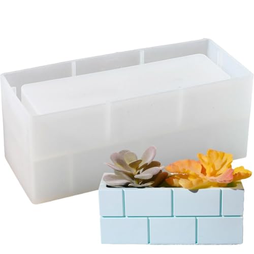 Beton Blumentopf Silikonform Sukkulenten Übertopf Form Vase Zement Ton Form Epoxidharz Stifthalter Aufbewahrungsbox Form Kerzenhalter Form von Fopytu
