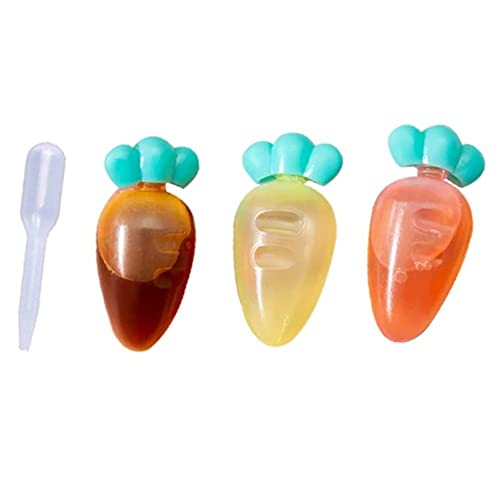 Fopytu 3 Stcs Bento Sojas Sauce Flasche Mini Süße Mittagessensauce Behälter Leerer Plastik -squeze -Flaschen -gewürzspender Für Salat Ketchup Sirupöl von Fopytu