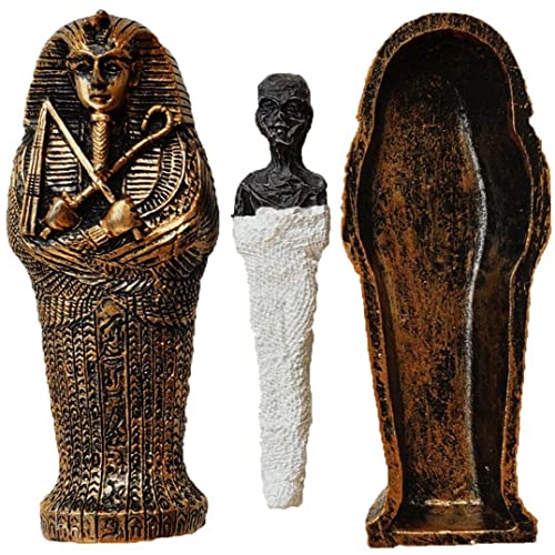 Fopytu Ägyptische Pharao Mumie Sarg Khufu Pyramide Pharao Sarkophags Sarg Und Mumie Figur Orumament Home Decor Fopytu Ägyptische Pharao Mumie Sarg Khufu Pyramide Pharao Sarkophags Sarg Und Mumie Figur Orumament Home Decor von Fopytu
