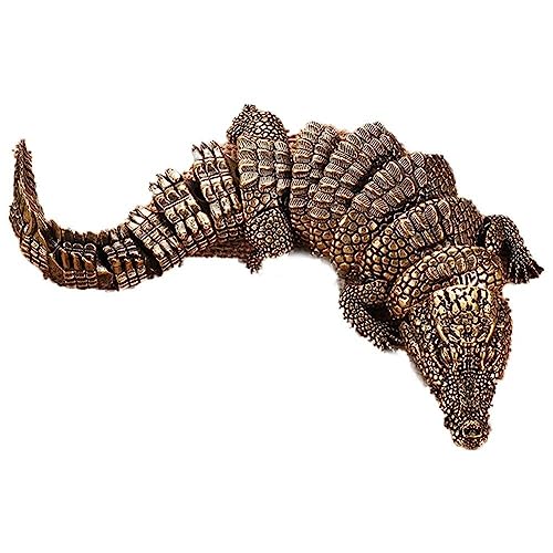 Antike 3D -krokodil -Figur -tierskulpturen Statuen Fischtank Ornamente Feng Shui Statue Wohnkultur Antike 3D -krokodil -Figur -tierskulpturen Statuen Fischtank Ornamente Feng Shui Statue Wohnkultur von Fopytu
