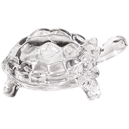 Fopytu Crystal Turtle Figur Miniatur Tortoise Statue Chinese Feng Shui Tortoise Ornament Für Home Office Desk Dekoration Zubehör von Fopytu
