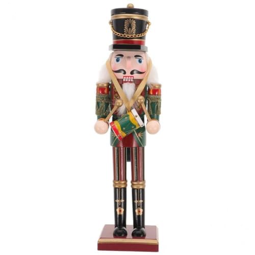 Fopytu Holz Nussknacker Puppen -nussknacker Weihnachtsdesktop -Ornamente Holz Nussknacker King Figures Partyzubehör von Fopytu