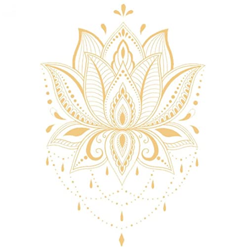 Mandala-Wandaufkleber, Blumen-Wandaufkleber, Buddhismus-Aufkleber-Dekor, abnehmbare Yoga-Meditations-Kunstwand-Dekor von Fopytu