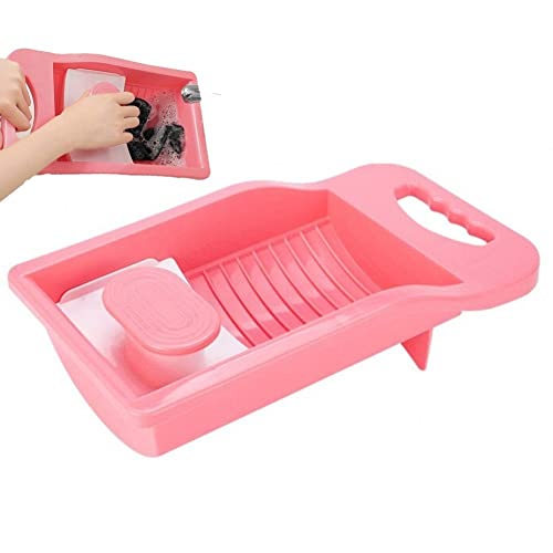 Mini -waschbrett Antislip -waschbrett, Verdickter Plastikwaschbrettkleidungsreinigungswerkzeug Fauler Waschbrett Mini -waschbrett Antislip -waschbrett, Verdickter Plastikwaschbrettkleidungsreinigungswerkzeug Fauler Waschbrett von Fopytu
