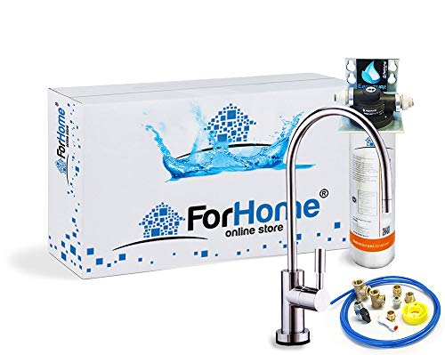 Wasserfilter System ForHome® EasyPure für die küche Mikrofiltrations Wasser Ultrafilter Anlage unter der Spüle Wasseraufbereiter Wasserfilter Untertisch Everpure 4C von For Home