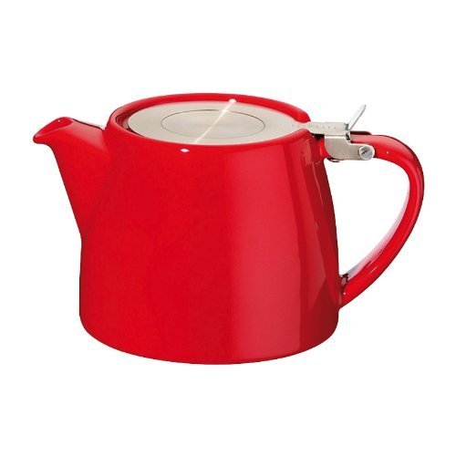 Forlife Stump Teapot With Lid & 0.3mm Fine Infuser 550ml 18oz RED - 309RED by Forlife von FORLIFE