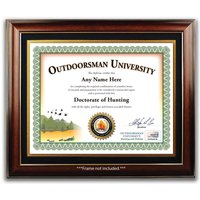 Personalisiert Jagd Outdoorsman Uni Zertifikat - Digital Oder Gedruckt Hunter Award Diplom Camp Geburtstag Geschenk Weihnachten von ForAnyOccasionGift