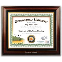 Personalisiertes Jagdzertifikat - Digital Oder Gedruckt Outdoorsman University Hunter Award Diplom Geburtstag Geschenk Weihnachten von ForAnyOccasionGift