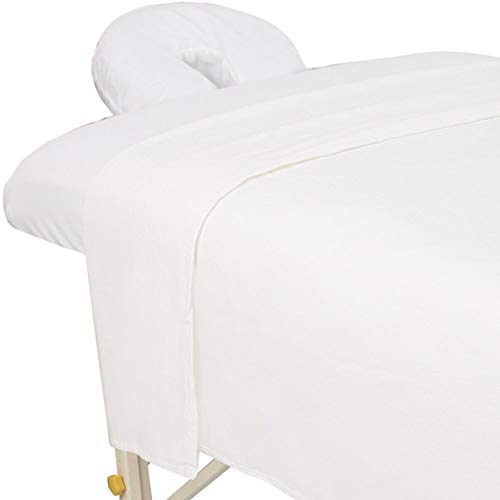 for Pro Premium Flannel Sheet 3 Piece Set, White by for Pro von ForPro Professional Collection