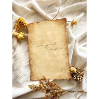 Liebe Dich Selbst Durch...handgeschriebene Affirmation Wandbehang Vintage Decor Liebe Dich Selbst Durch...handgeschriebene Affirmation Wandbehang Vintage Decor von ForTheMagicOnes