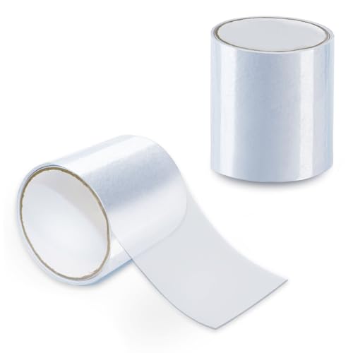 Forbabe 10x150cm Wasserdichtes Klebeband, Unsichtbares Zelt Reparatur Klebeband Pool Reparaturset Transparent Abdichtband für PVC-beschichtetes Zelt/Aufblasbare Kayaks/Rohre von Forbabe