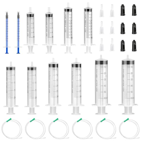 Forbabe 30 Stück Spritze ohne Nadel 1 ml 5 ml 10 ml 20 ml 30 ml 60 ml Kolostrum Spritze mit Schlauch Wiederverwendbare Plastikspritze Set für Labors Tierfütterung Pflanzenbewässerung Forbabe 30 Stück Spritze ohne Nadel 1 ml 5 ml 10 ml 20 ml 30 ml 60 ml Kolostrum Spritze mit Schlauch Wiederverwendbare Plastikspritze Set für Labors Tierfütterung Pflanzenbewässerung von Forbabe