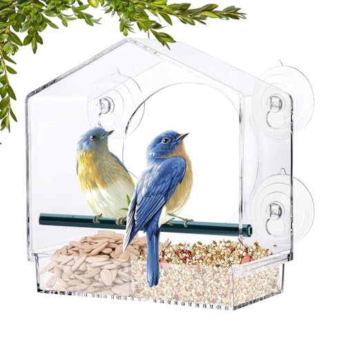 Forbabe Vogelfutterstation Transparent Fenster Futterhaus für Vögel 21x20x10cm Acryl Bird Feeder Futterspender mit Saugnäpfen Vogelhaus Fensterscheibe für Wildvögel Forbabe Vogelfutterstation Transparent Fenster Futterhaus für Vögel 21x20x10cm Acryl Bird Feeder Futterspender mit Saugnäpfen Vogelhaus Fensterscheibe für Wildvögel von Forbabe
