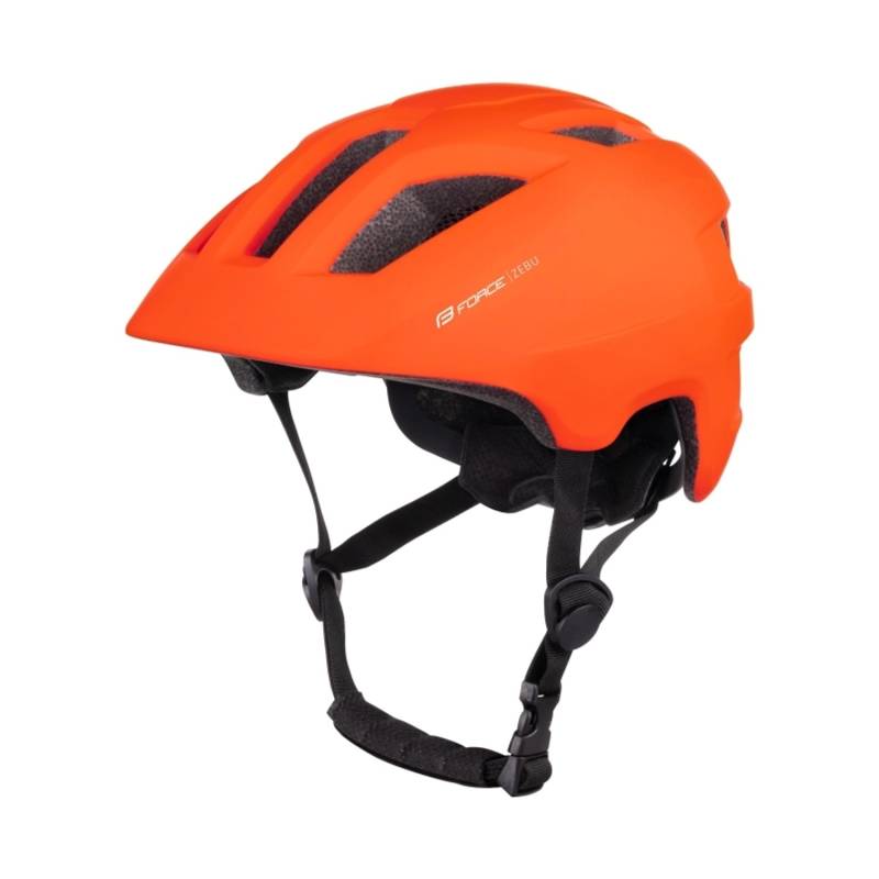 Force Kinderhelm Zebu mit Blinklicht Orange Größe S-M von Force