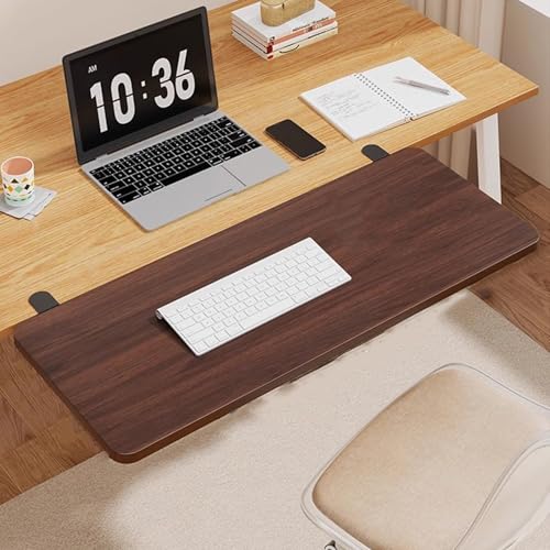 ForceRoute Faltbar Schreibtisch Extender,Faltbares Schreibtisch Extender Regal,Faltbare SchreibtischverläNgerung,Klappbar Kein Bohren Schreibtisch Tisch-VerläNgerung FüR Schreibtisch/Esstische von ForceRoute