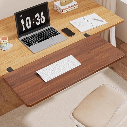ForceRoute Faltbar Schreibtisch Extender,Faltbares Schreibtisch Extender Regal,Faltbare SchreibtischverläNgerung,Klappbar Kein Bohren Schreibtisch Tisch-VerläNgerung FüR Schreibtisch/Esstische von ForceRoute