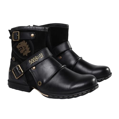 ForceRoute wasserdichte Motorradstiefel FüR Herren,Motorrad Schuhe Herren Leder,Robuster Motorradstiefel,Motorrad Schuhe,KnöChelstüTze,Anti Rutsch Sohle,FüR Rennen Und Tourismus ForceRoute wasserdichte Motorradstiefel FüR Herren,Motorrad Schuhe Herren Leder,Robuster Motorradstiefel,Motorrad Schuhe,KnöChelstüTze,Anti Rutsch Sohle,FüR Rennen Und Tourismus von ForceRoute