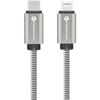 Ladekabel 1m in Silber USB-C komaptibel mit iPhone 8-polig QC3.0 PD 27W Ladekabel 1m in Silber USB-C komaptibel mit iPhone 8-polig QC3.0 PD 27W von Forcell