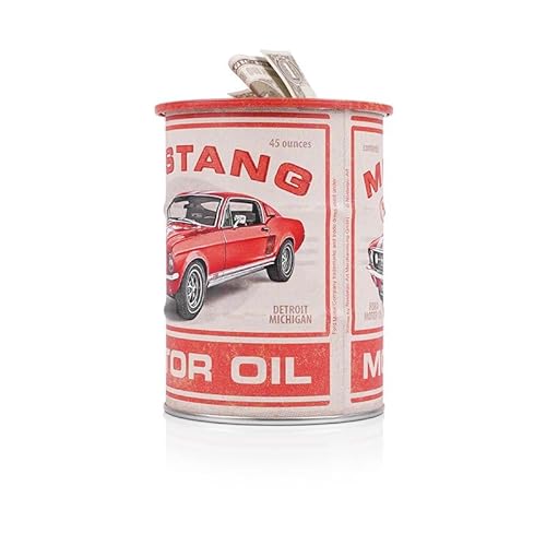 Ford Mustang Spardose Ölfass 600ml Rot Ford Mustang Spardose Ölfass 600ml Rot von Ford