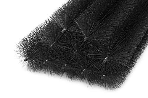 Forega - 12m Dachrinnenbürste 120cm Ø 15cm 10 Stück | UV-beständig | Laubschutz | Marderschutz, Regenrinne | Einfache Installation |Solarpanel-Schutz von Forega