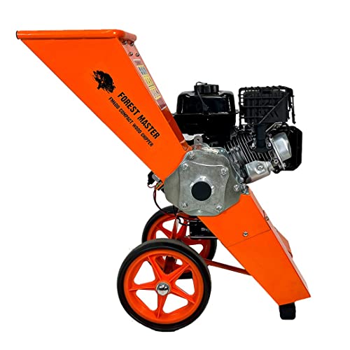 Forest Master Compact FM6DD-MUL 6HP Benzin-Holzhäcksler Häcksler Mulcher Für alle Gartenabfälle, selbstfüttert Späne Holz bis 50 mm von Forest Master