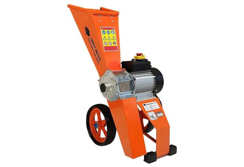 Forest Master Messerhäcksler Elektro Häcksler Mulcher 2800 Watt, 4 PS Direktantrieb FM4DDE-MUL von Forest Master