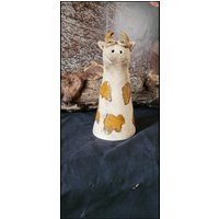 Zaunhocker Gartenstecker "Kuh" von ForestBirdKreationen