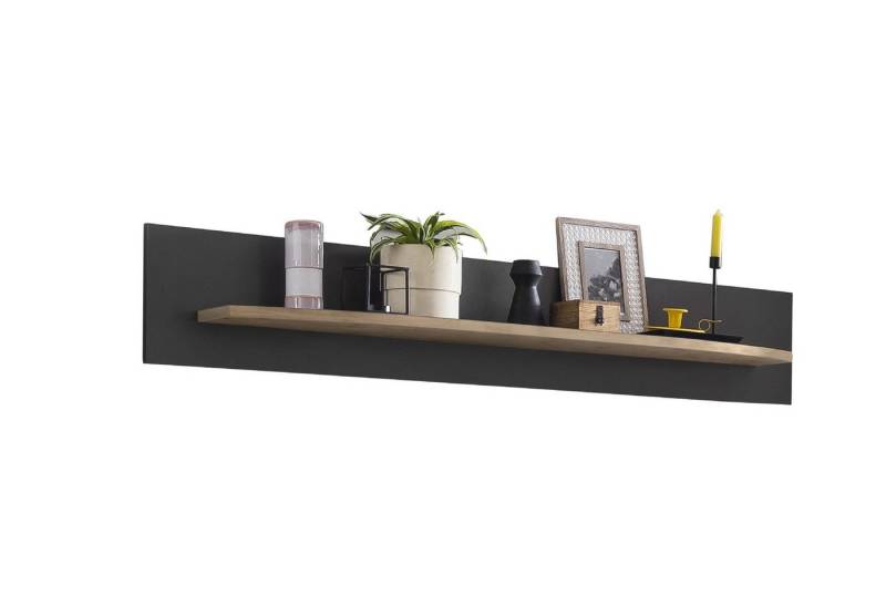 Forestdream Wandboard in Braun/Grau. Abmessungen (BxHxT) 150x25x23,5 cm von Forestdream