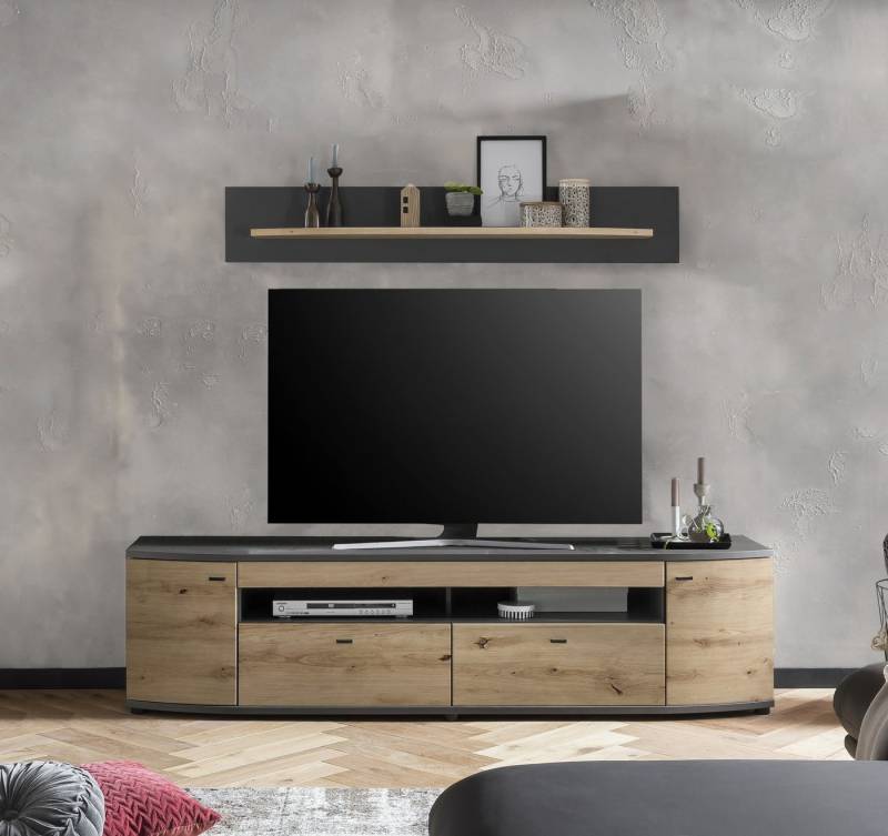 Forestdream Wohnwand in Dekor Artisan Eiche, (BxHxT: 200x166,3x46,4 cm) von Forestdream