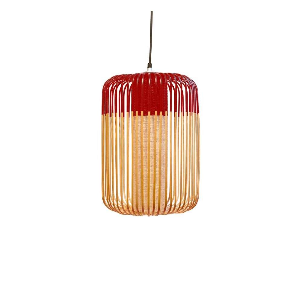 Forestier - Bamboo Pendelleuchte L Red von Forestier