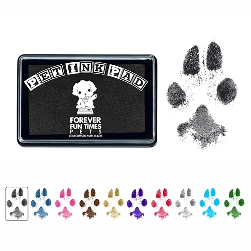 Forever Fun Times Leicht zu reinigendes Pfotenabdruck-Set | Erhalten Sie Hunderte von Abdrücken aus einem kostengünstigen Pfotenabdruck-Set | 100% sicher und haustierfreundlich Forever Fun Times Leicht zu reinigendes Pfotenabdruck-Set | Erhalten Sie Hunderte von Abdrücken aus einem kostengünstigen Pfotenabdruck-Set | 100% sicher und haustierfreundlich von Forever Fun Times