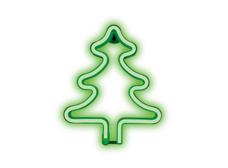 Forever Light LED Dekolicht LED WEIHNACHTSBAUM grün Weihnachtsdekoration Wandhalterung von Forever Light