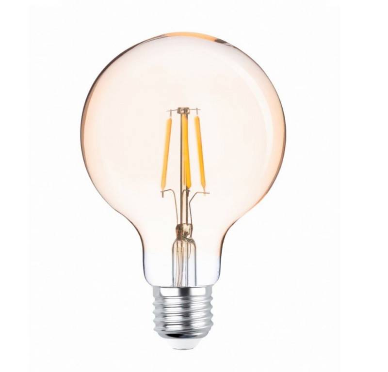 Forever Light LED-Filament E27 4W LED Filament Lampe Vintage Glühbirne Warmweiß G45 G95, 3 St. von Forever Light