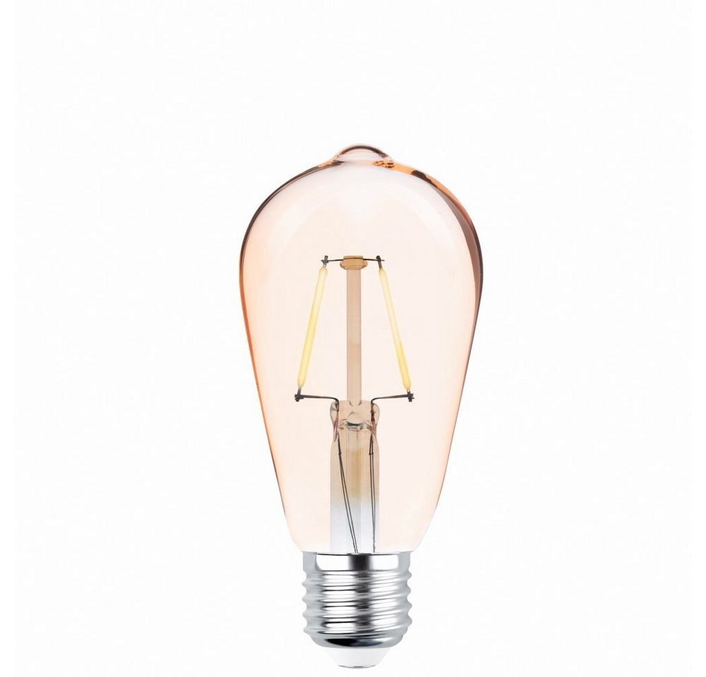 Forever Light LED-Filament E27 4W LED Filament Lampe Vintage Glühbirne Warmweiß ST64, 1 St. Forever Light LED-Filament E27 4W LED Filament Lampe Vintage Glühbirne Warmweiß ST64, 1 St. von Forever Light