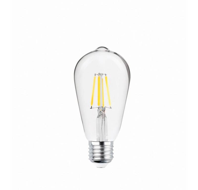 Forever Light LED-Filament E27 4W LED Filament Lampe Vintage Glühbirne Warmweiß ST64, 1 St. von Forever Light