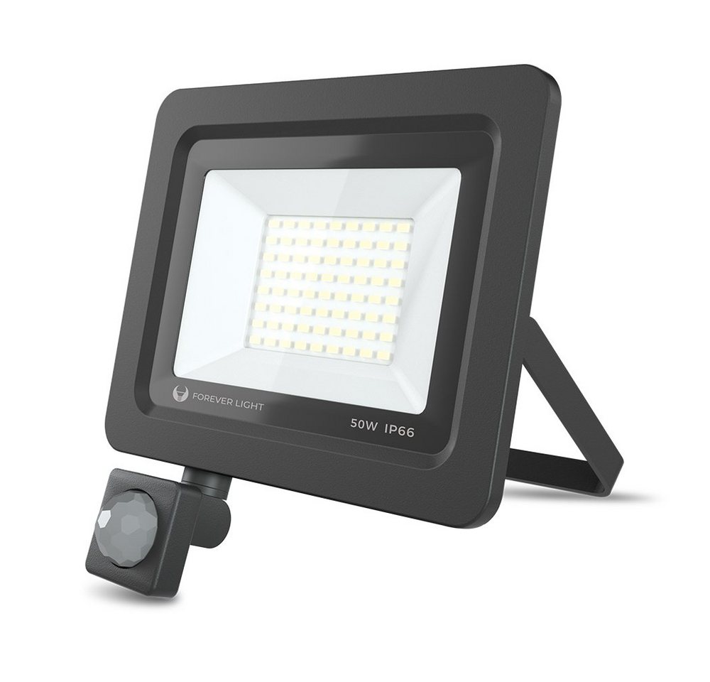 Forever Light LED Flutlichtstrahler Flutlicht LED PROXIM ll IP66 Wasserdicht Strahler Mit Bewegungsmelder, mit Bewegungsmelder von Forever Light