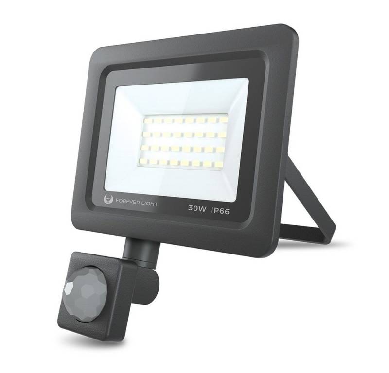 Forever Light LED Flutlichtstrahler Flutlicht LED PROXIM ll IP66 Wasserdicht Strahler Mit Bewegungsmelder, mit Bewegungsmelder von Forever Light