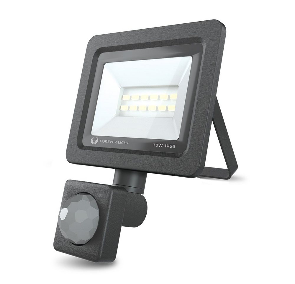 Forever Light LED Flutlichtstrahler Flutlicht LED PROXIM ll IP66 Wasserdicht Strahler Mit Bewegungsmelder, mit Bewegungsmelder von Forever Light